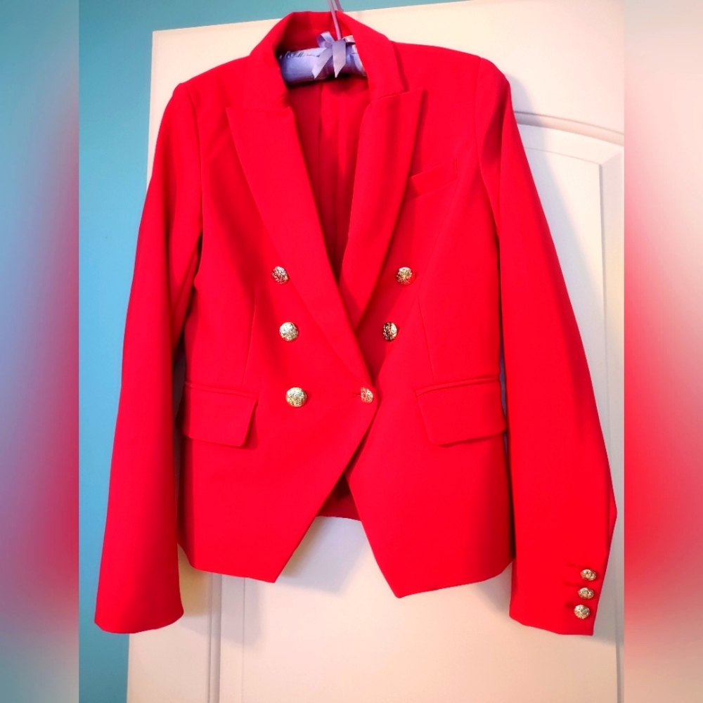 Hot Pink Blazer Jacket